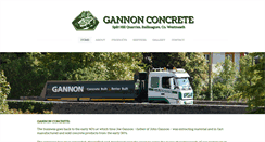 Desktop Screenshot of gannonconcrete.ie
